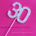 Numéros de strass 1 # à 100 # sur Pick Money Cake Topper